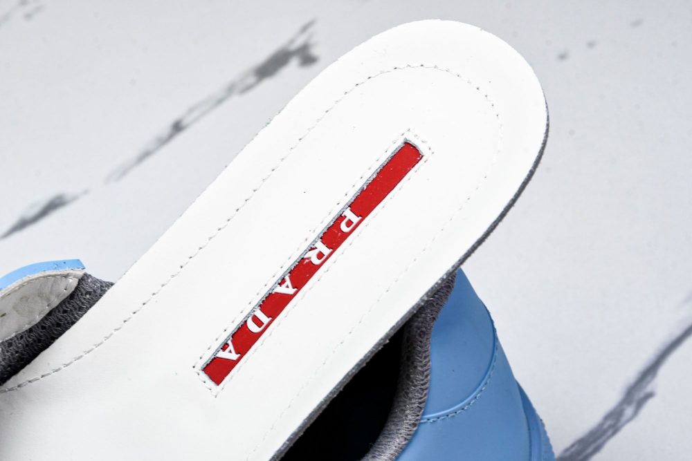 Prada America's Cup Sneaker Soft Rubber 'Light Blue' - Image 13