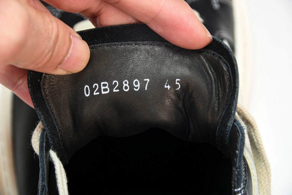 Rick Owens Vintage Sneaks 'Black' - Image 12
