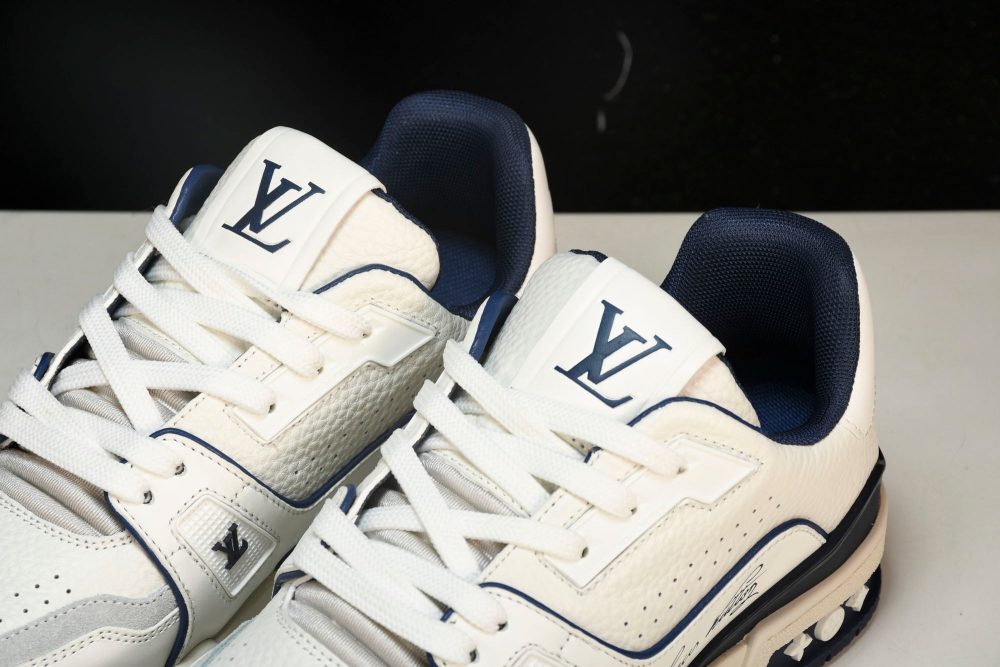 Louis Vuittоп Trainer Low 'Signature White Marine' - Image 22
