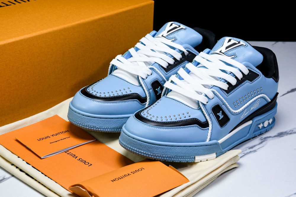 Louis Vuittоп Trainer Low Western 'Blue' - Image 17