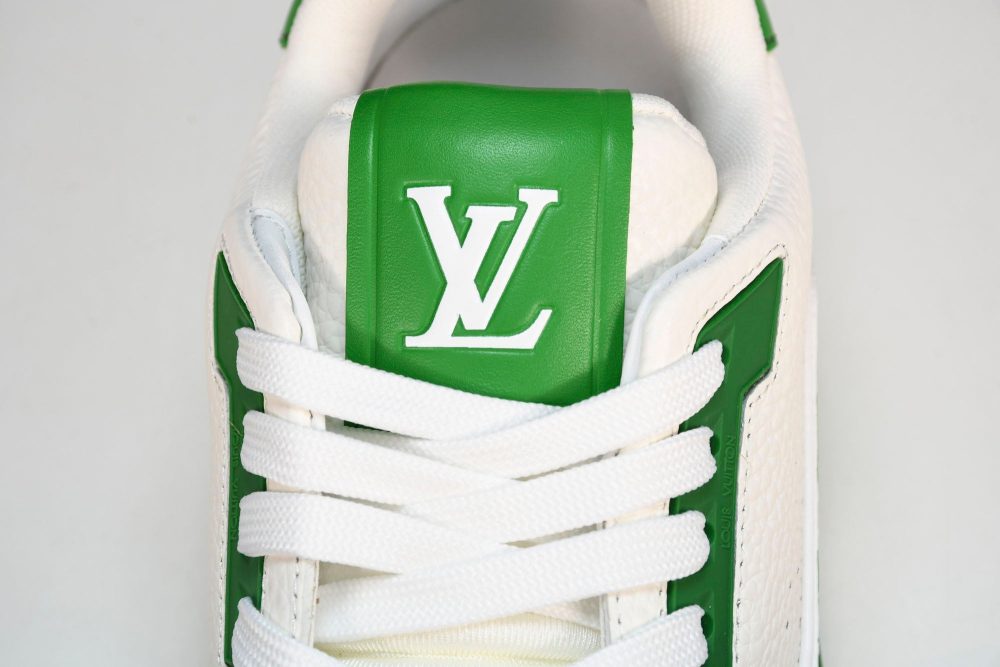 Louis Vuittоп Trainer Low by Yayoi Kusama 'Green' - Image 11