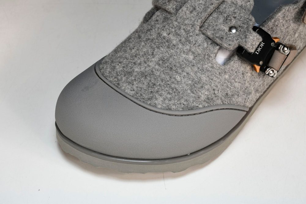 Birkenstock x D1or Tokio Mule Felted Wool 'Grey' - Image 9