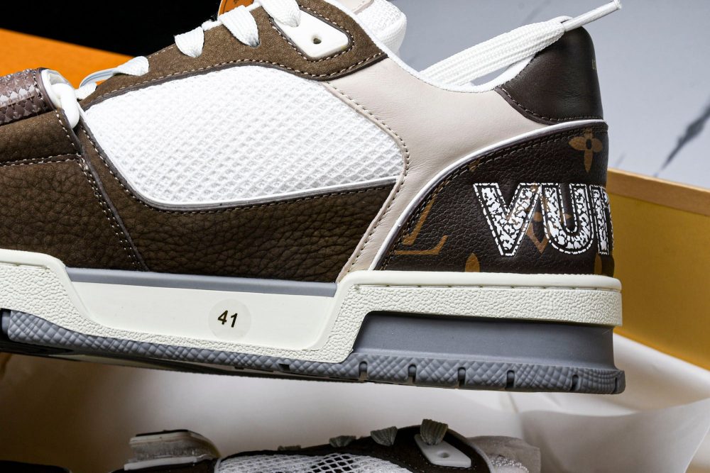 Louis Vuittоп Trainer Low Velcro Strap 'Mocha' - Image 25