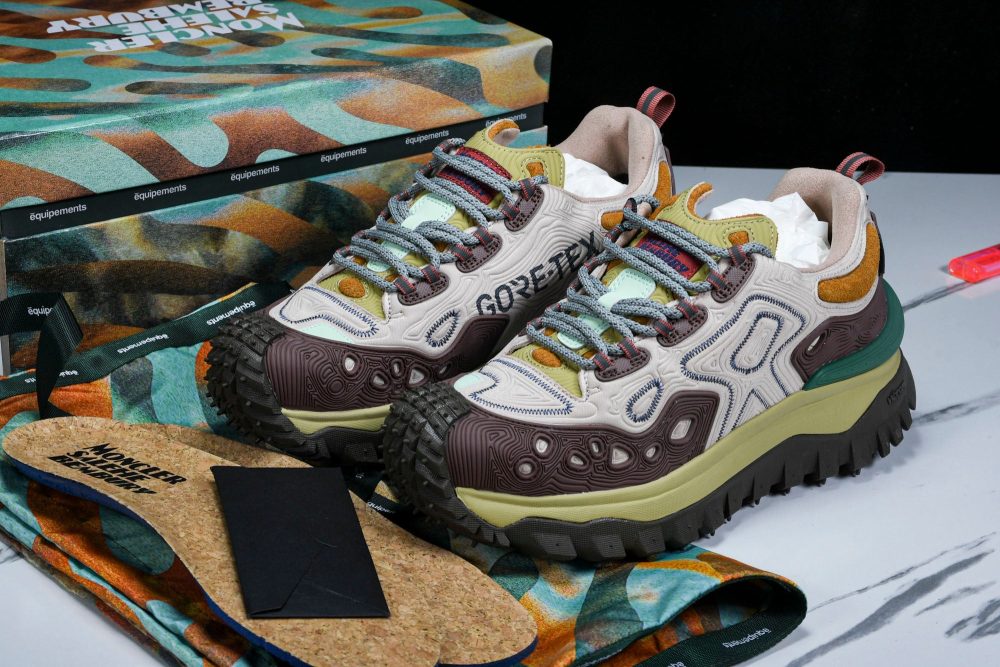 Salehe Bembury x Moncler Trailgrip Genius Grain GTX 'Brown' - Image 20