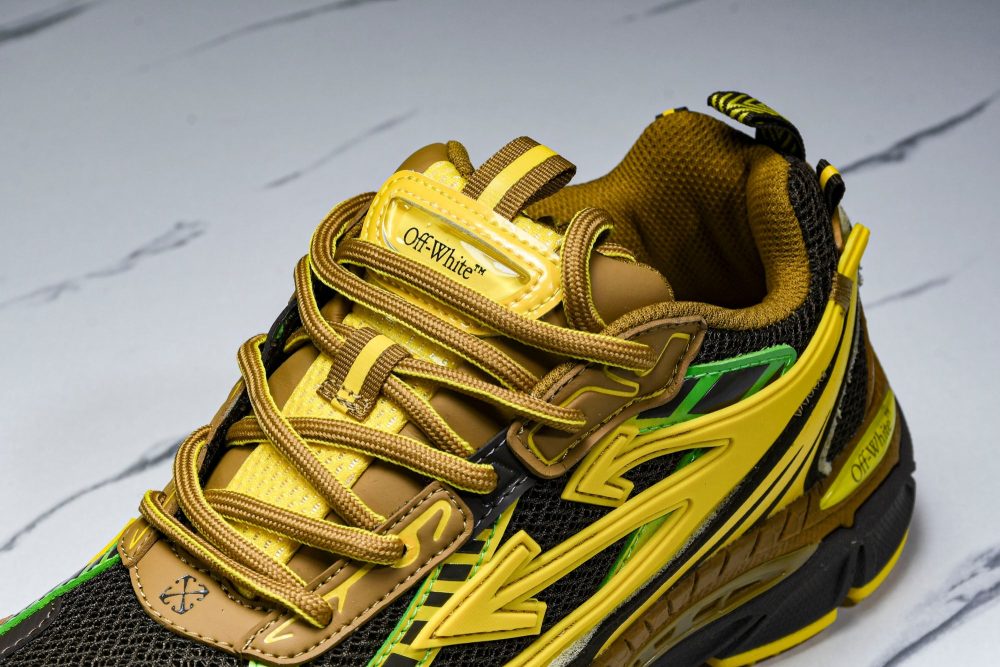 Off-White "Be Right Back" Sneaker 'Yellow Brown' - Image 10