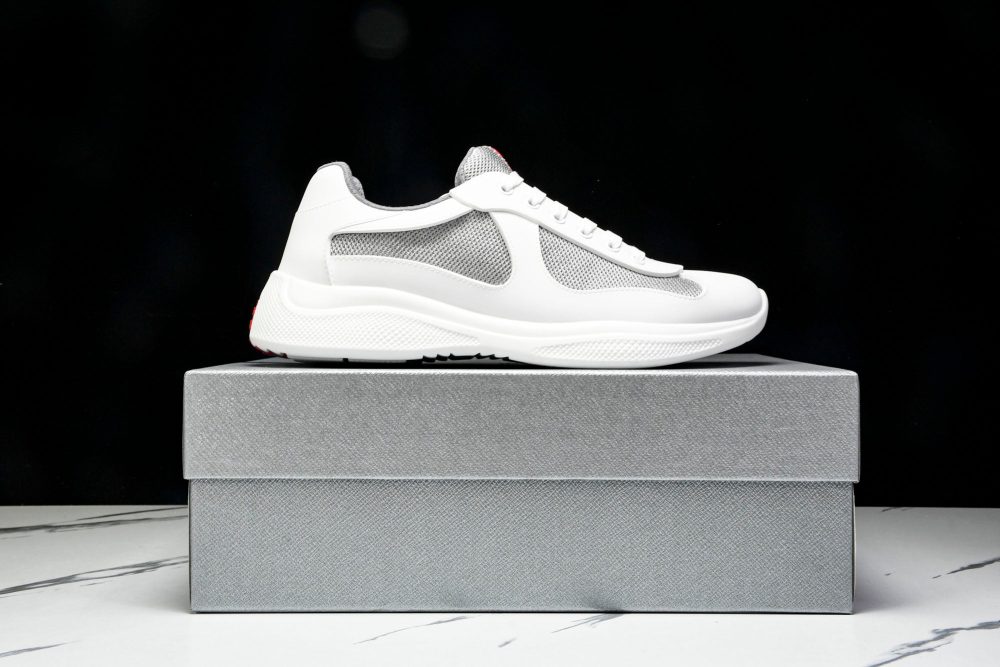 Prada America's Cup Sneaker Soft Rubber 'Cream White' - Image 21