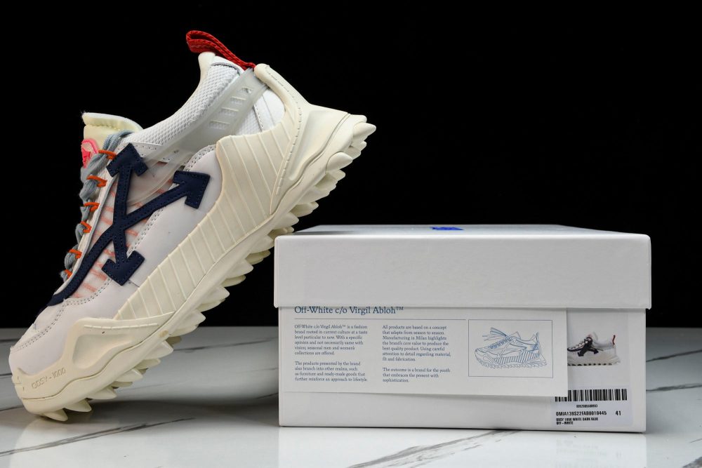 Off-White ODSY-1000 'White Dark Blue' - Image 26