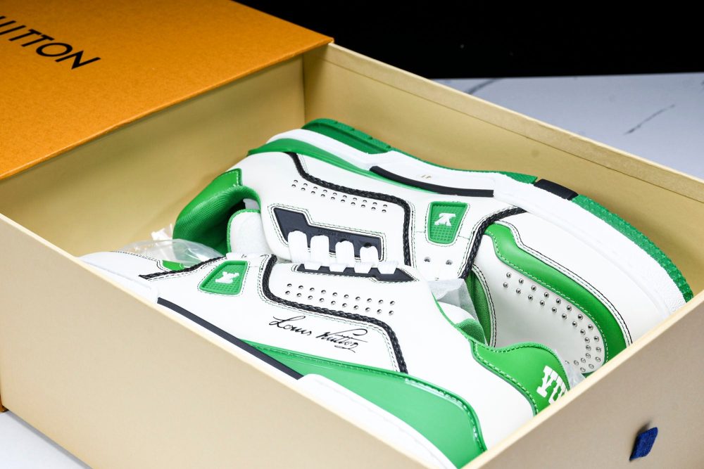 Louis Vuittоп Trainer Low Western 'White Green' - Image 30