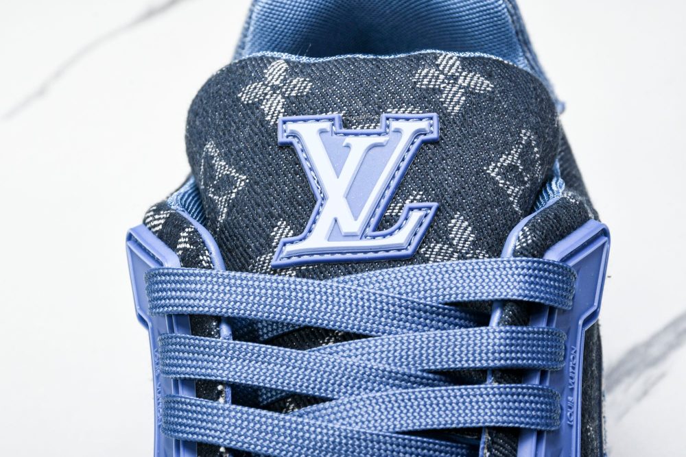 Louis Vuittоп Trainer Low 'Blue Denim Monogram Textile' - Image 11