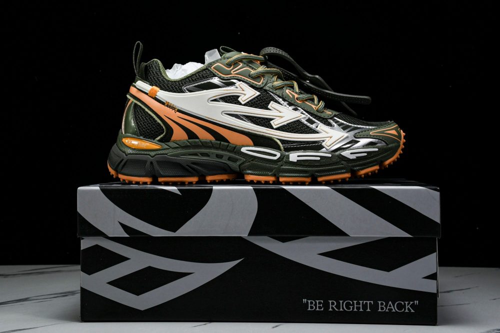 Off-White "Be Right Back" Sneaker 'Army Green' - Image 23