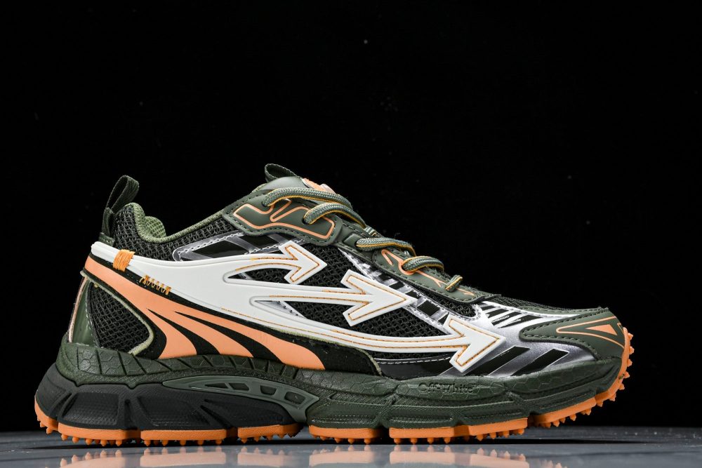 Off-White "Be Right Back" Sneaker 'Army Green' - Image 3