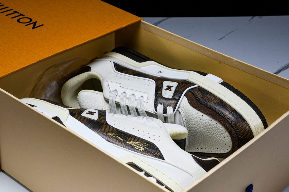Louis Vuittоп Trainer by Tyler, The Creator 'Damier White Mocha' - Image 27