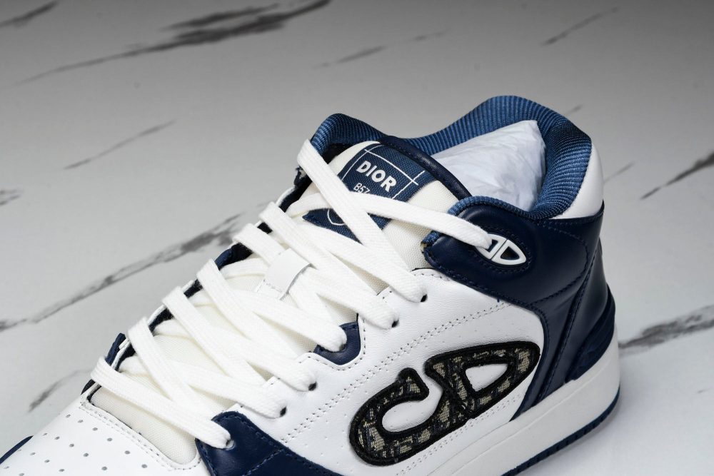 D1or B57 Mid-Top "Navy Blue White' - Image 10