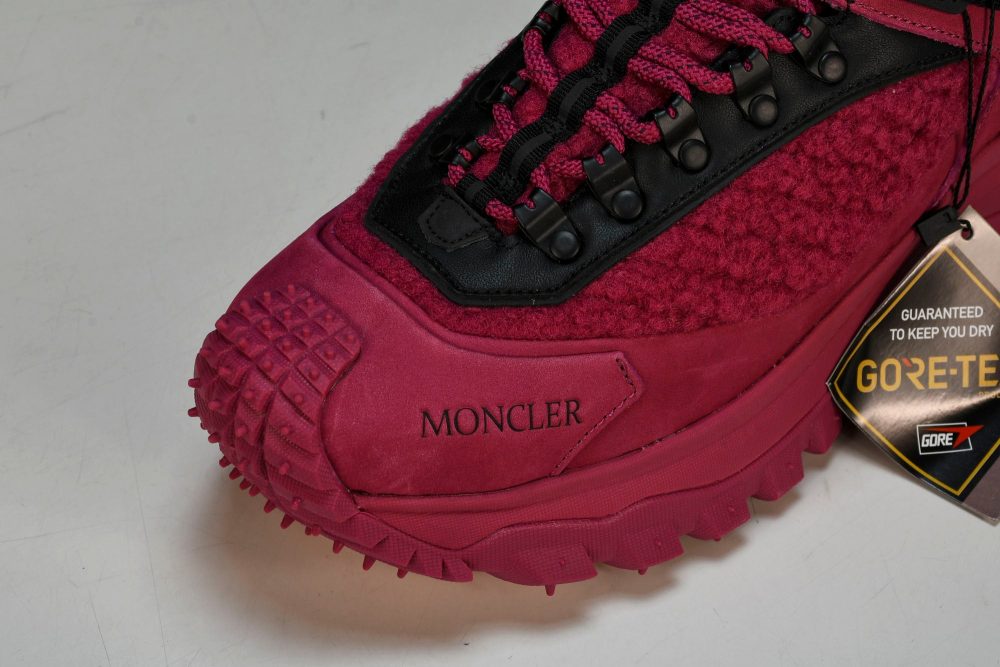 Moncler Trailgrip GTX 'Fuchsia Red Fur' - Image 9