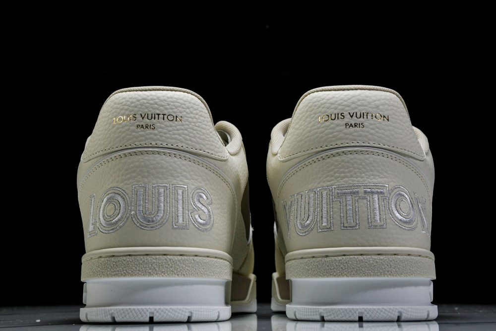 Louis Vuittоп Trainer Low Velcro Strap 'Brown White' - Image 7