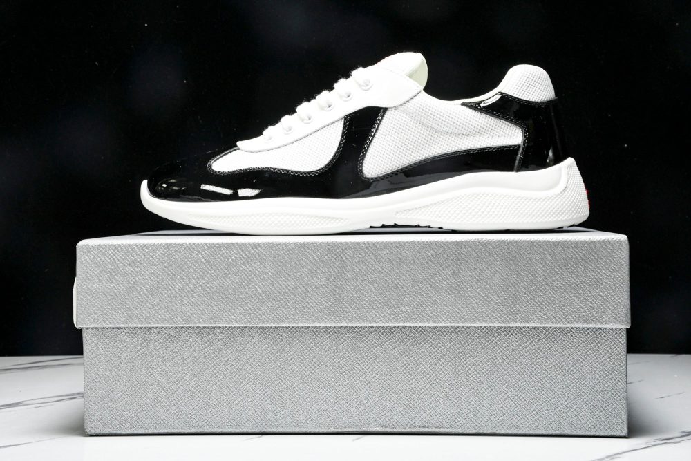 Prada America's Cup Sneaker 'Black Silver White' v2 - Image 19
