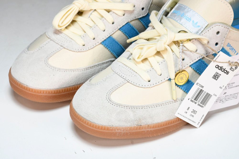 Samba x Sporty & Rich 'Cream Blue' - Image 20