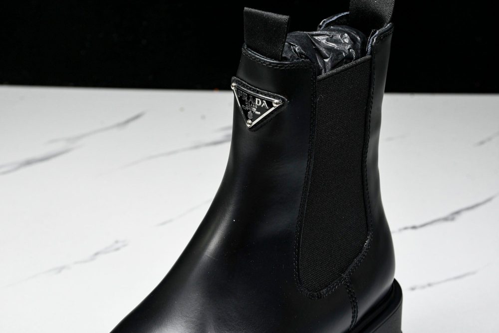 Prada Monolith Chelsea Boots 'Black' - Image 10