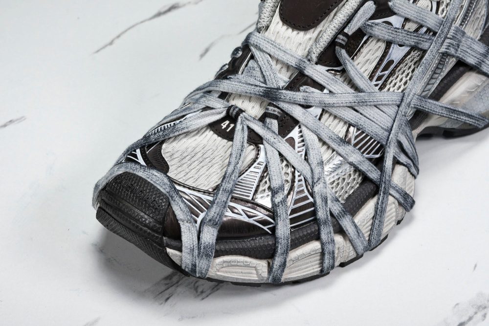 3XL Sneaker Extreme Lace 'Grey Brown' - Image 9