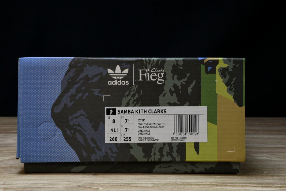 AD x Clarks '8th Street Samba' by Ronny Fieg 'White Green' - Image 25