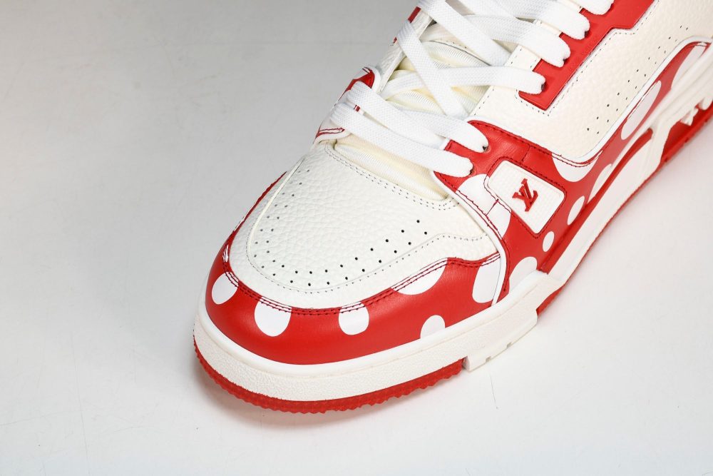 Louis Vuittоп Trainer Low by Yayoi Kusama 'Red' - Image 9