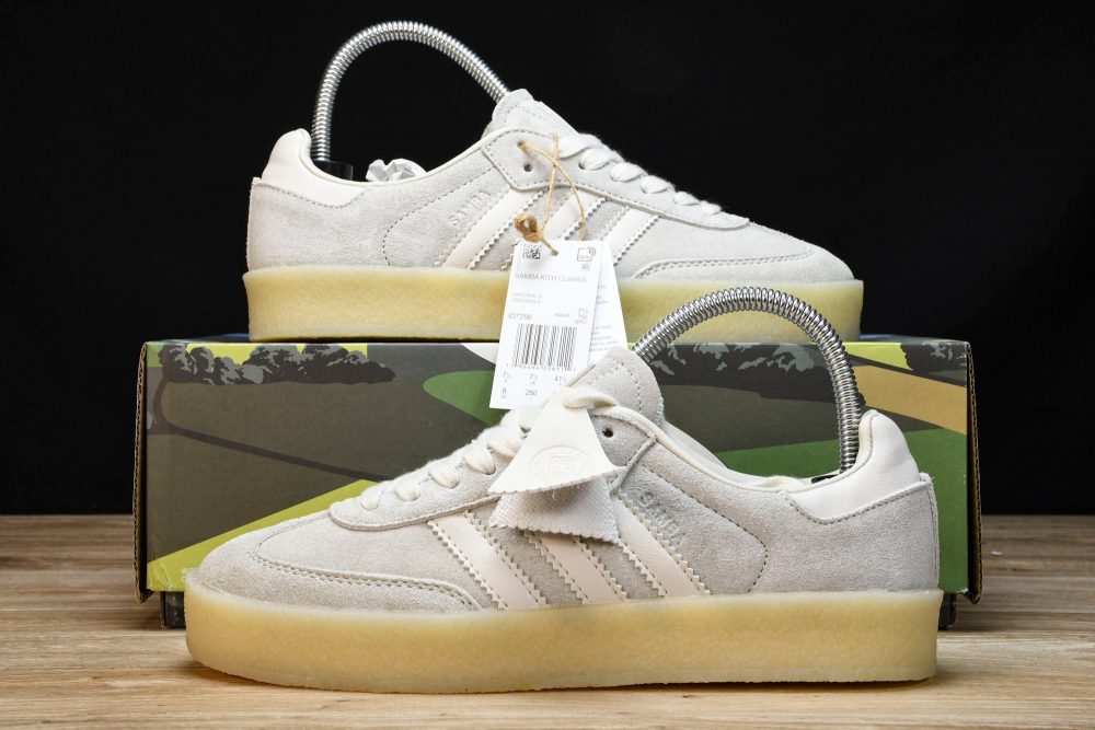 AD x Clarks '8th Street Samba' by Ronny Fieg 'Grey' - Image 22