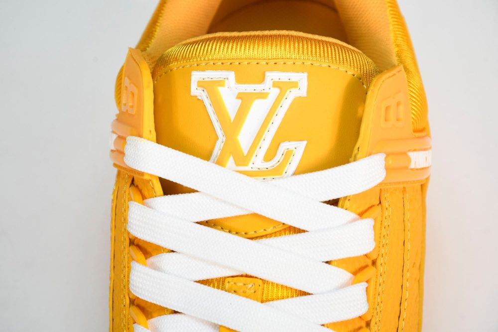 Louis Vuittоп Trainer Low 'Yellow Embossed' - Image 11