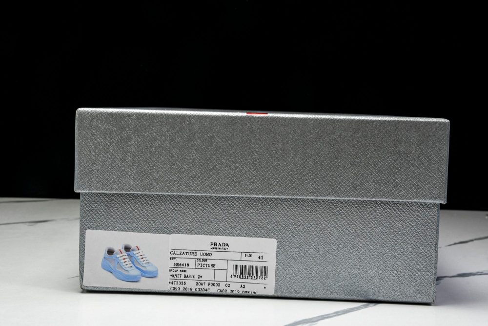 Prada America's Cup Sneaker Soft Rubber 'Light Blue' - Image 23