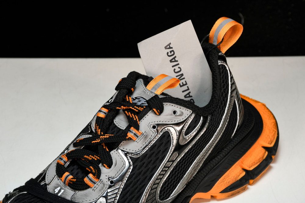 3XL Sneaker 'Black Orange Grey' - Image 10