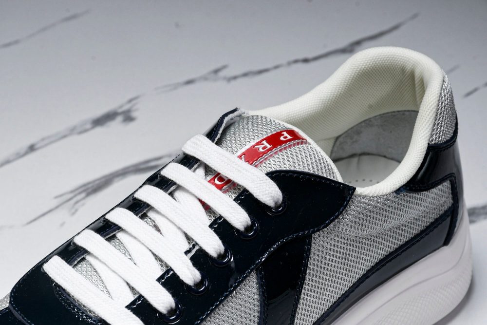 Prada America's Cup Sneaker 'Navy Blue Silver' - Image 10