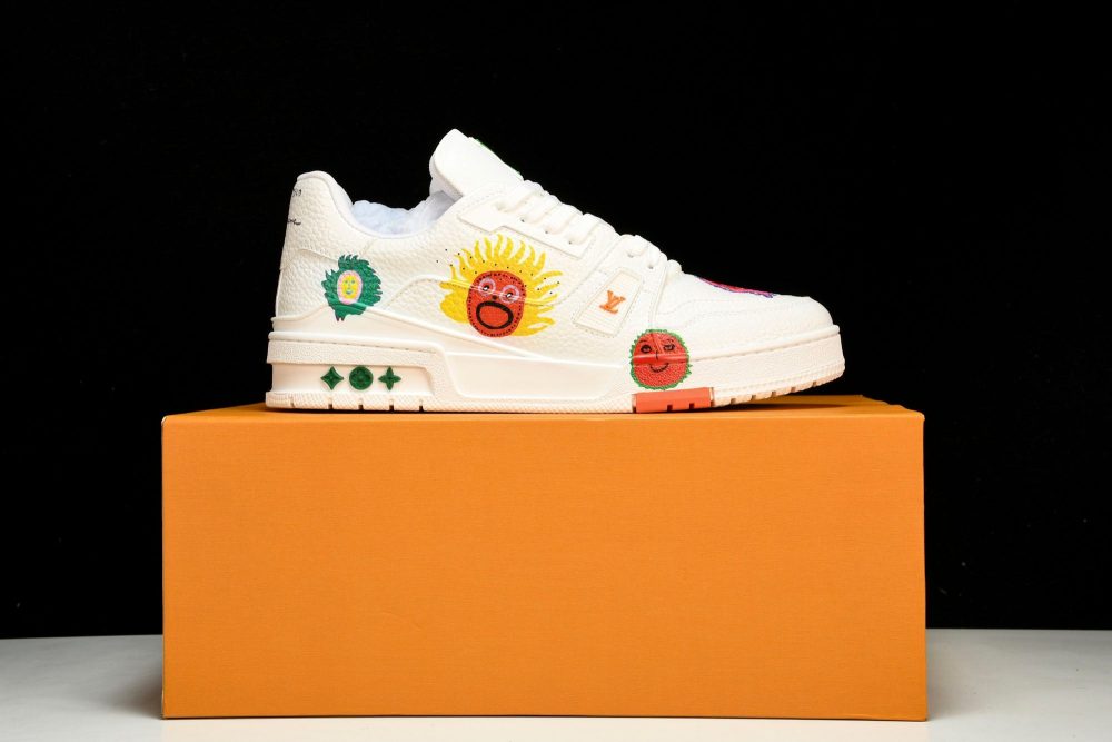 Louis Vuittоп Trainer Low by Yayoi Kusama 'White Print' - Image 23