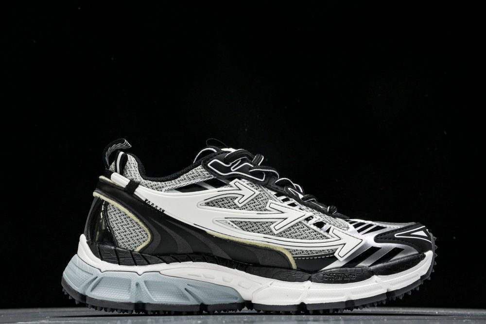 Off-White "Be Right Back" Sneaker 'Silver' - Image 3