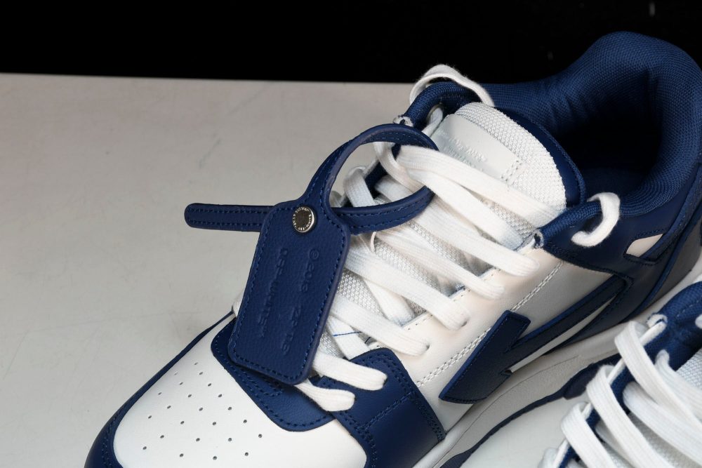 Off-White Out Of Office OOO Low Top 'Dark Blue White' - Image 8