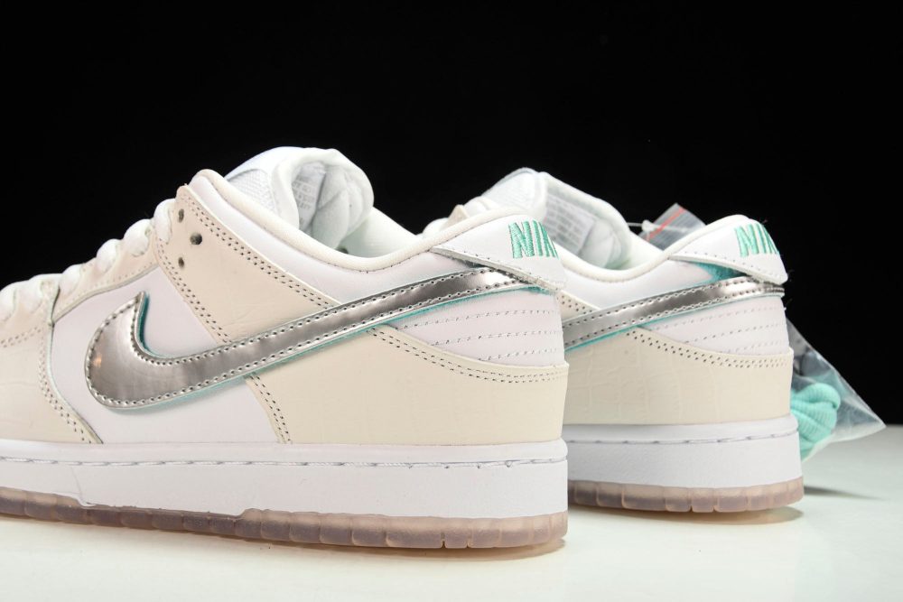 SB Dnk Low x Diamond Supply Co. 'White Diamond' - Image 8