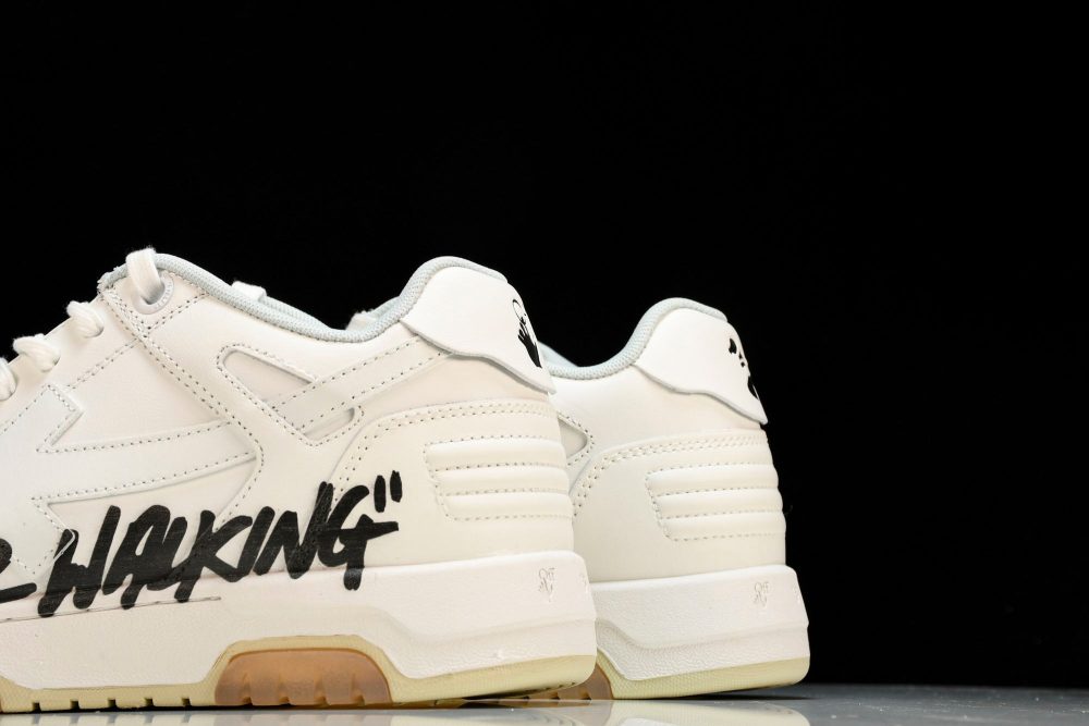 Off-White Out Of Office OOO Low Top "For Walking" - White Black - Image 8