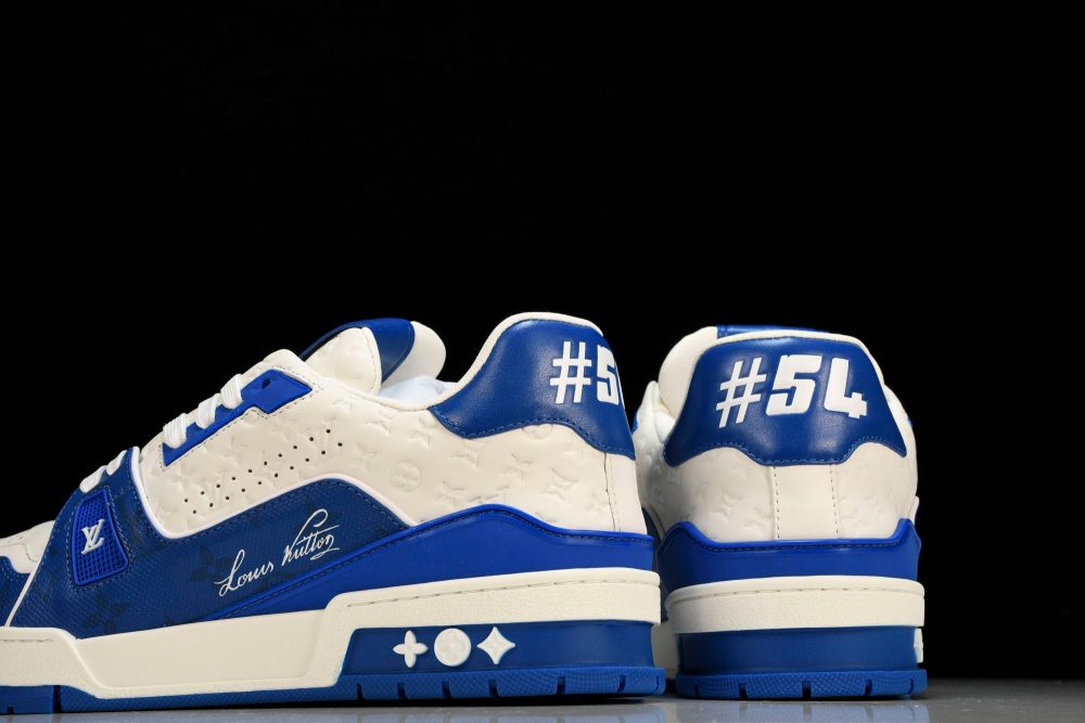 Louis Vuittоп Trainer Low 'Signature Blue' - Image 8