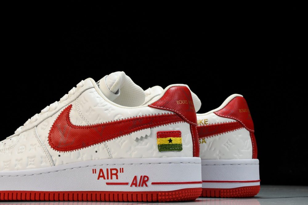 Louis Vuittоп x AF1 by Virgil Abloh 'Ghana' - Image 8