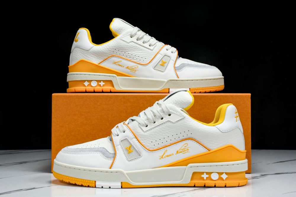 Louis Vuittоп Trainer Low 'Signature White Yellow' - Image 21