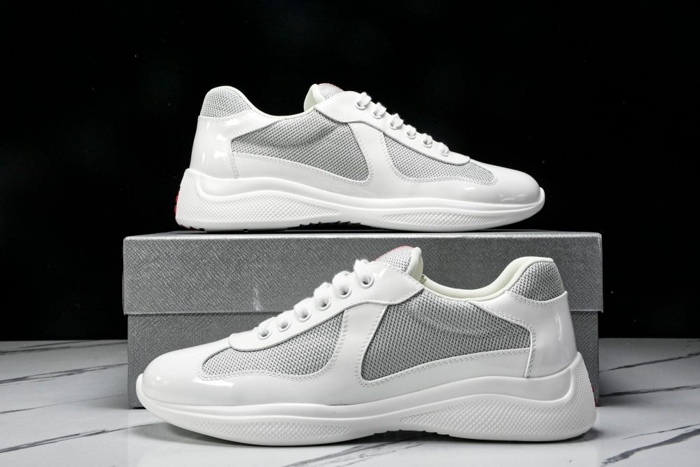 Prada America's Cup Sneaker 'White Silver' - Image 20