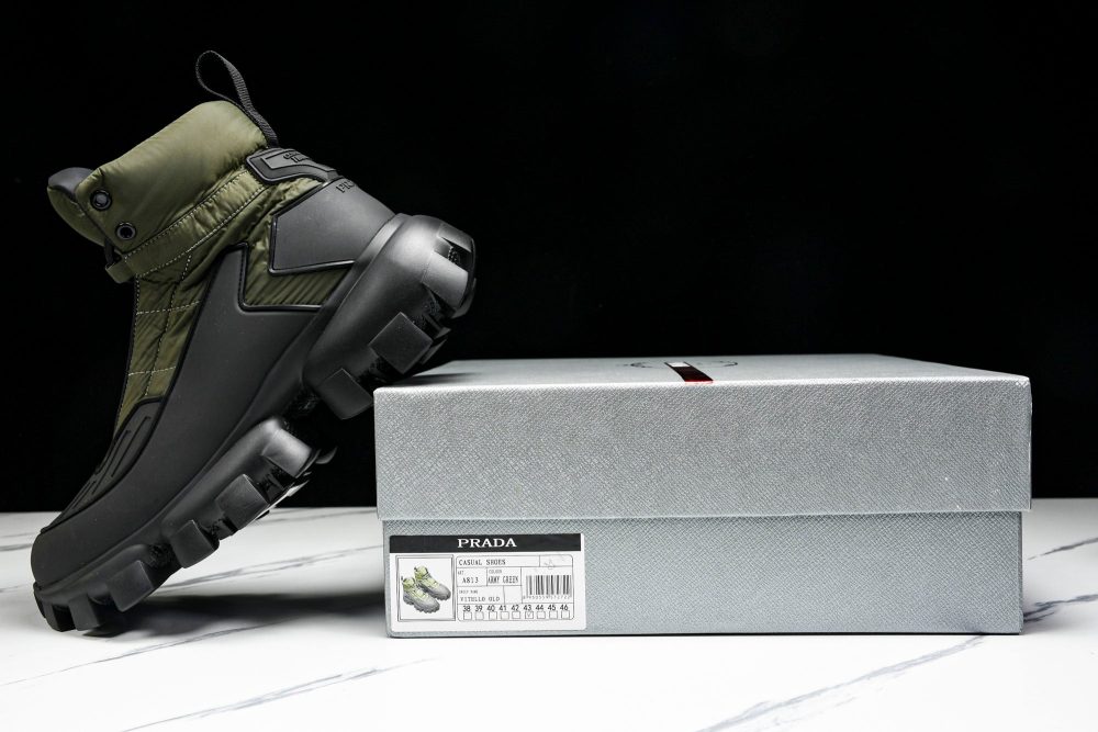 Prada Cloudburst Thunder High 'Army Green Black' - Image 22