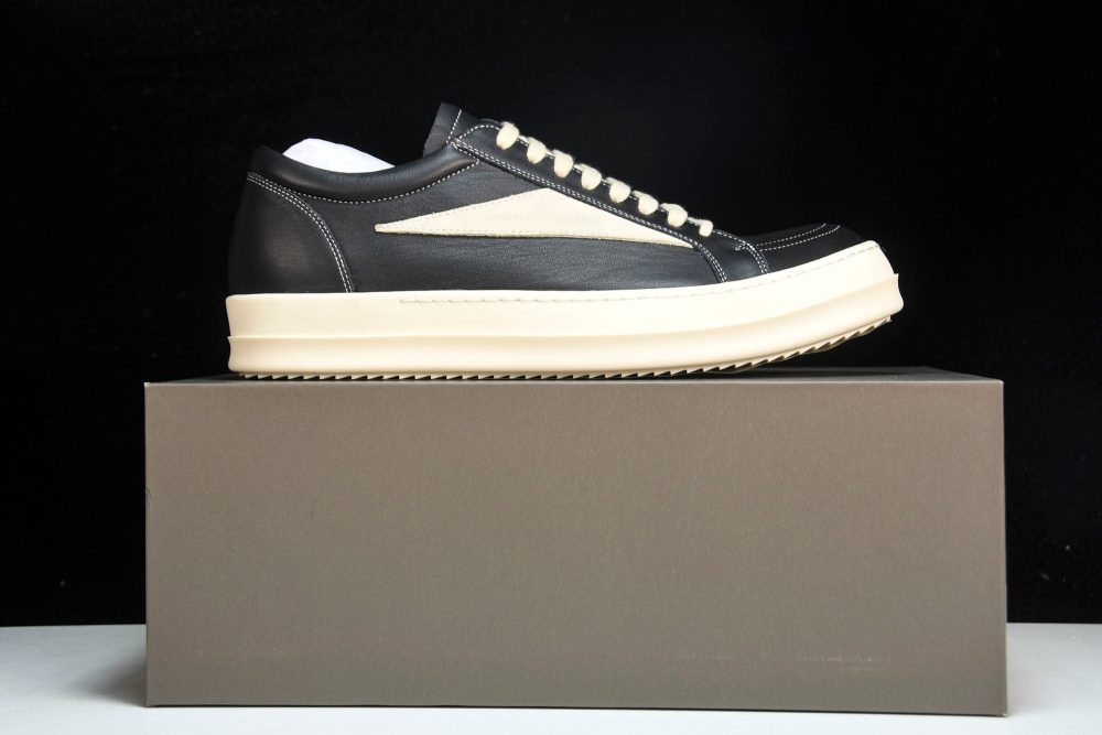 Rick Owens Vintage Sneaks 'Black' - Image 25