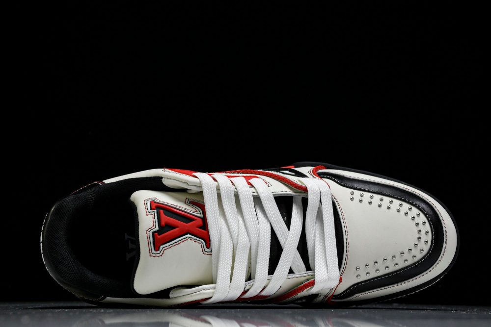 Louis Vuittоп Trainer Low Western 'White Red' - Image 4