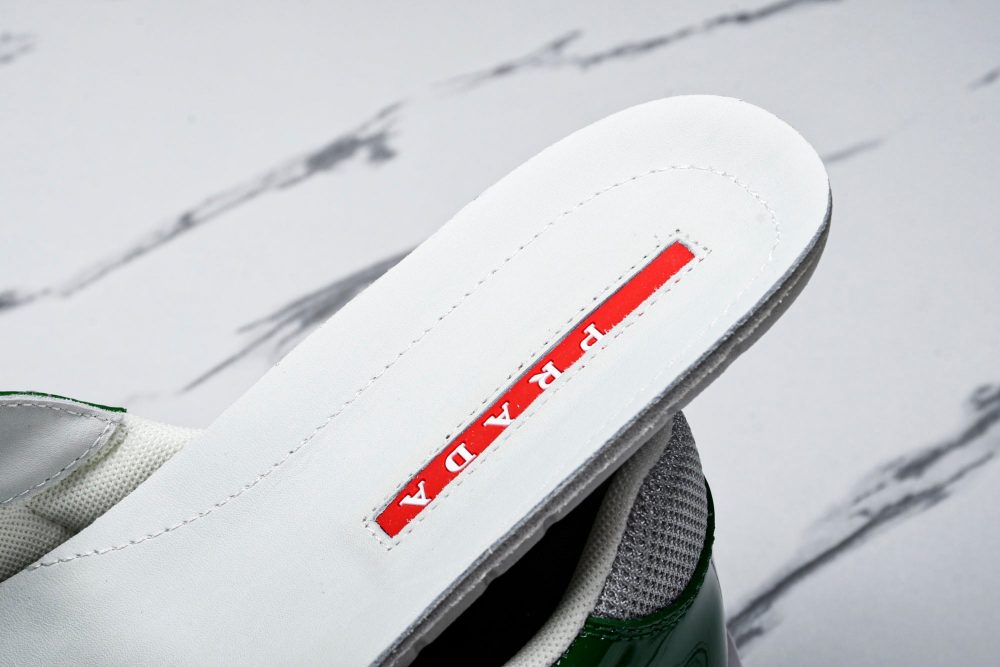 Prada America's Cup Sneaker 'Green Silver' - Image 13
