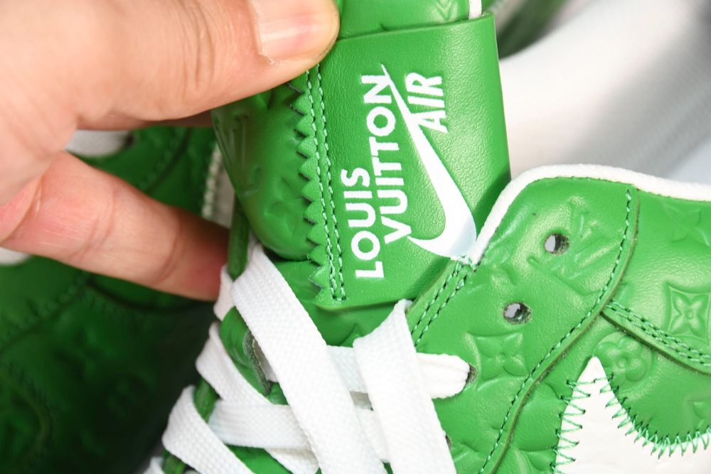 Louis Vuittоп x AF1 by Virgil Abloh 'Green' - Image 12