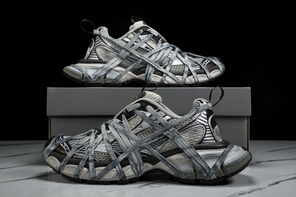 3XL Sneaker Extreme Lace 'Grey Brown' - Image 24