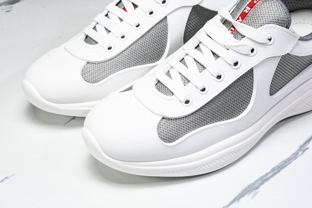 Prada America's Cup Sneaker Soft Rubber 'Cream White' - Image 17