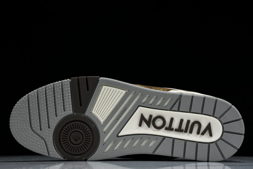 Louis Vuittоп Trainer Low Velcro Strap 'Mocha' - Image 5