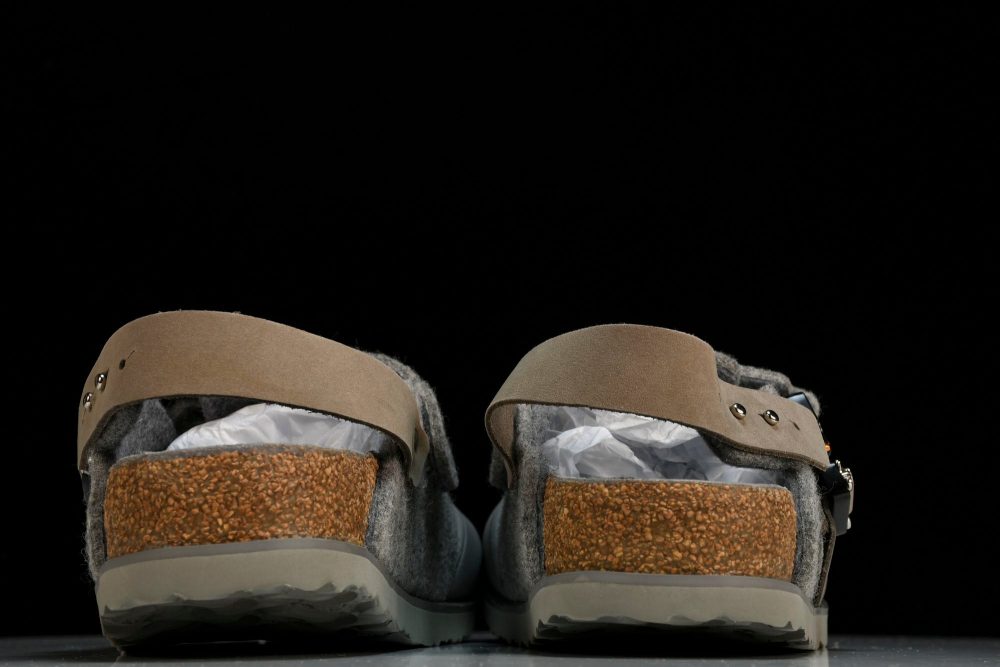 Birkenstock x D1or Tokio Mule Felted Wool 'Grey' - Image 7
