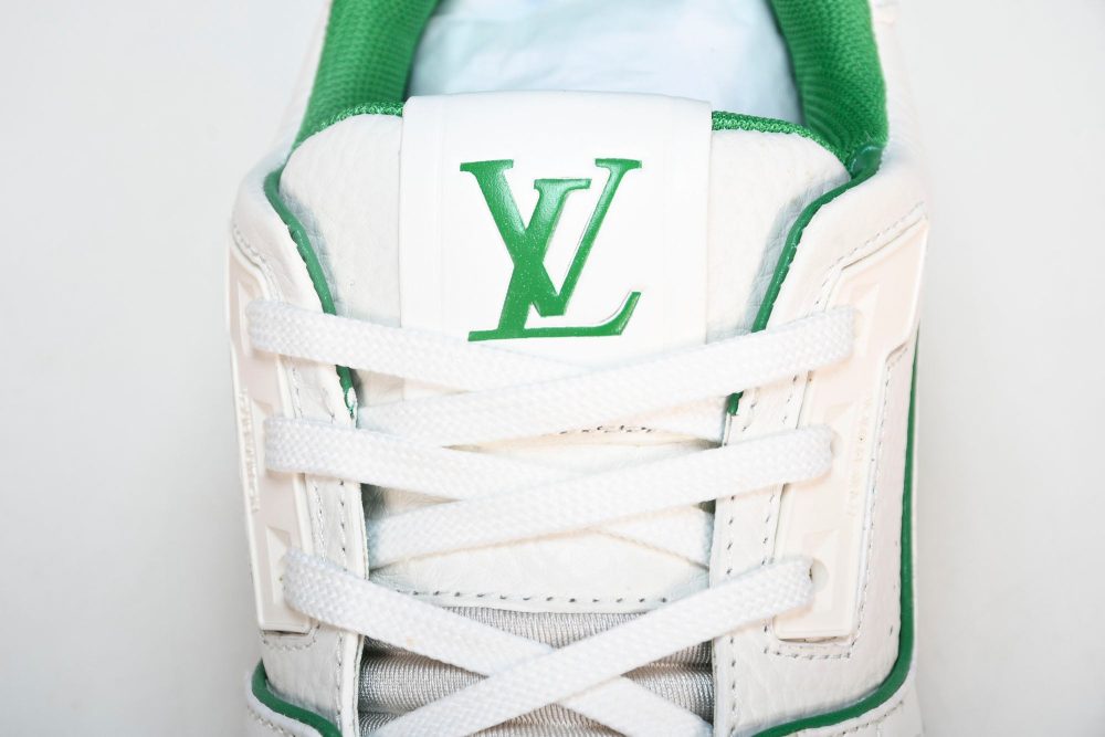 Louis Vuittоп Trainer Low 'Signature White Green' - Image 10