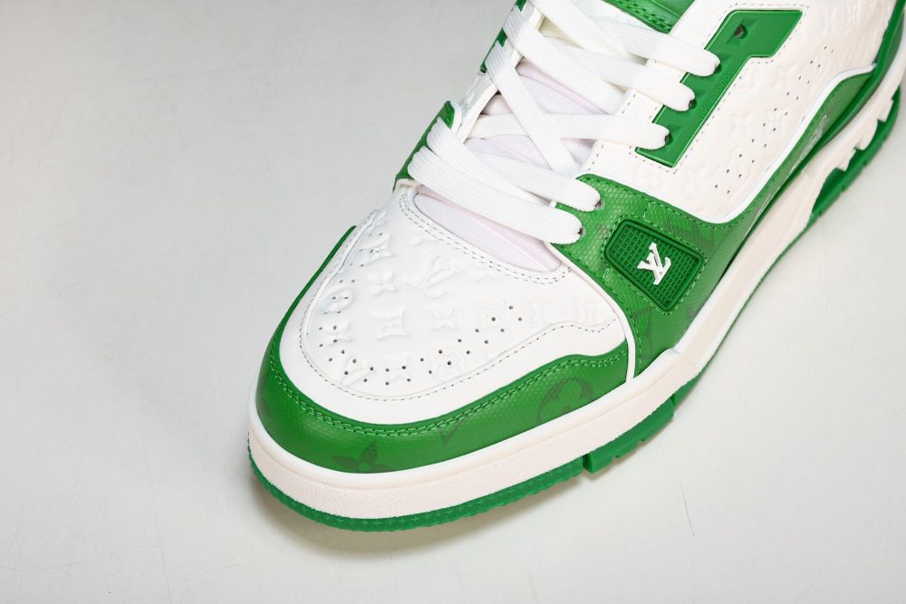 Louis Vuittоп Trainer Low 'Signature Green' - Image 9